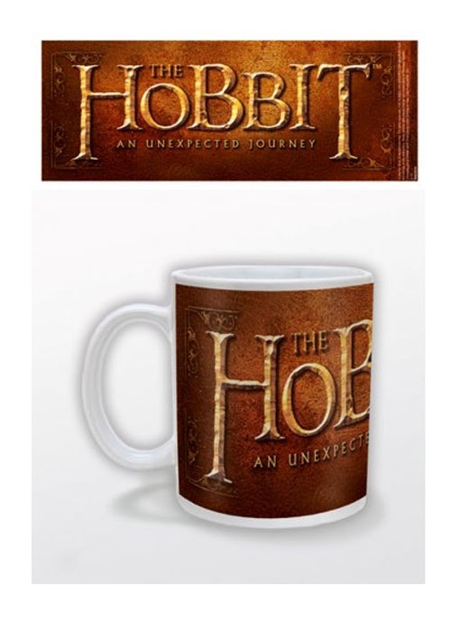 foto Der Hobbit Tasse - Eine Unerwartete Reise, Logo verziert, braun